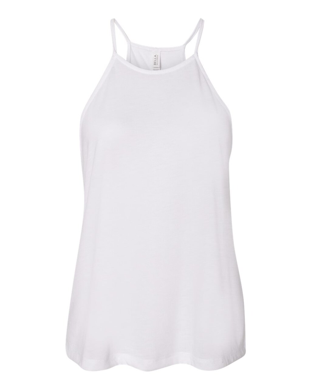 BELLA + CANVAS® Women’s Flowy High-Neck Tank – Lightweight Sleeveless Top for Summer Wear